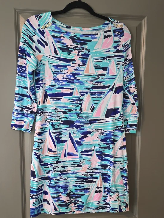 Lilly Pulitzer Sophie Dress Peer Pressure - Picture 2 of 6